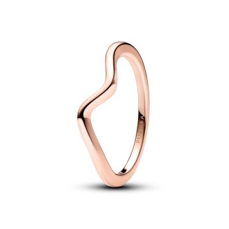 خاتم Wave Rose tone - وزن - 1.7 غم